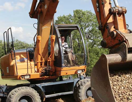 NGT : travaux de terrassement à Limours près de Gif-sur-Yvette & Orsay (91)